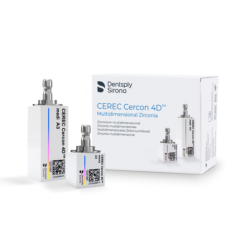 CEREC Cercon 4D mono A3, 4 Stück