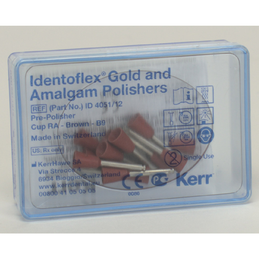 Identoflex Vorpolierer braun 405 Wst, 12 Stück