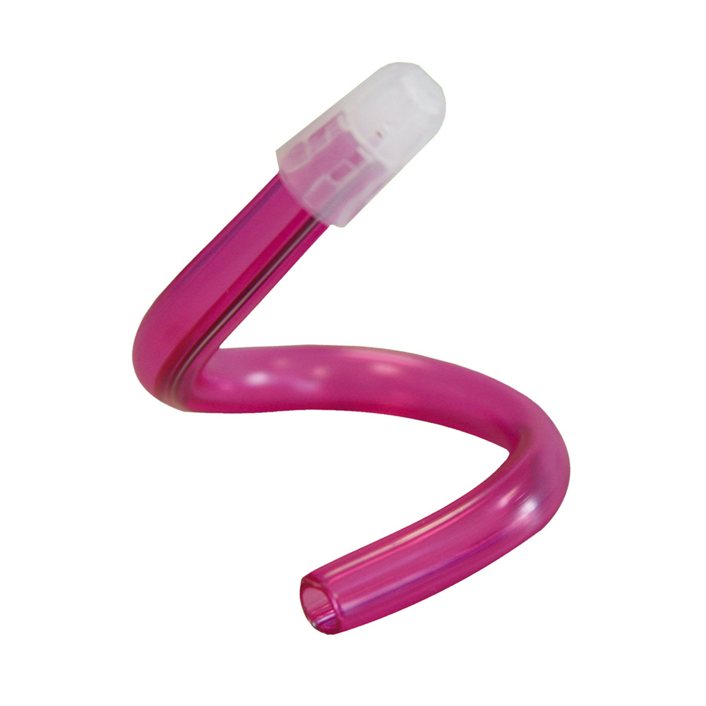 Medicom Speichelsauger Kappe abnehmbar 13 cm pink, 100 Stück