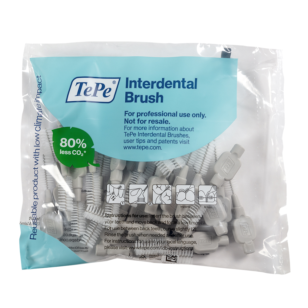 Interdentalbürsten 1,3mm grau, 25 Stück