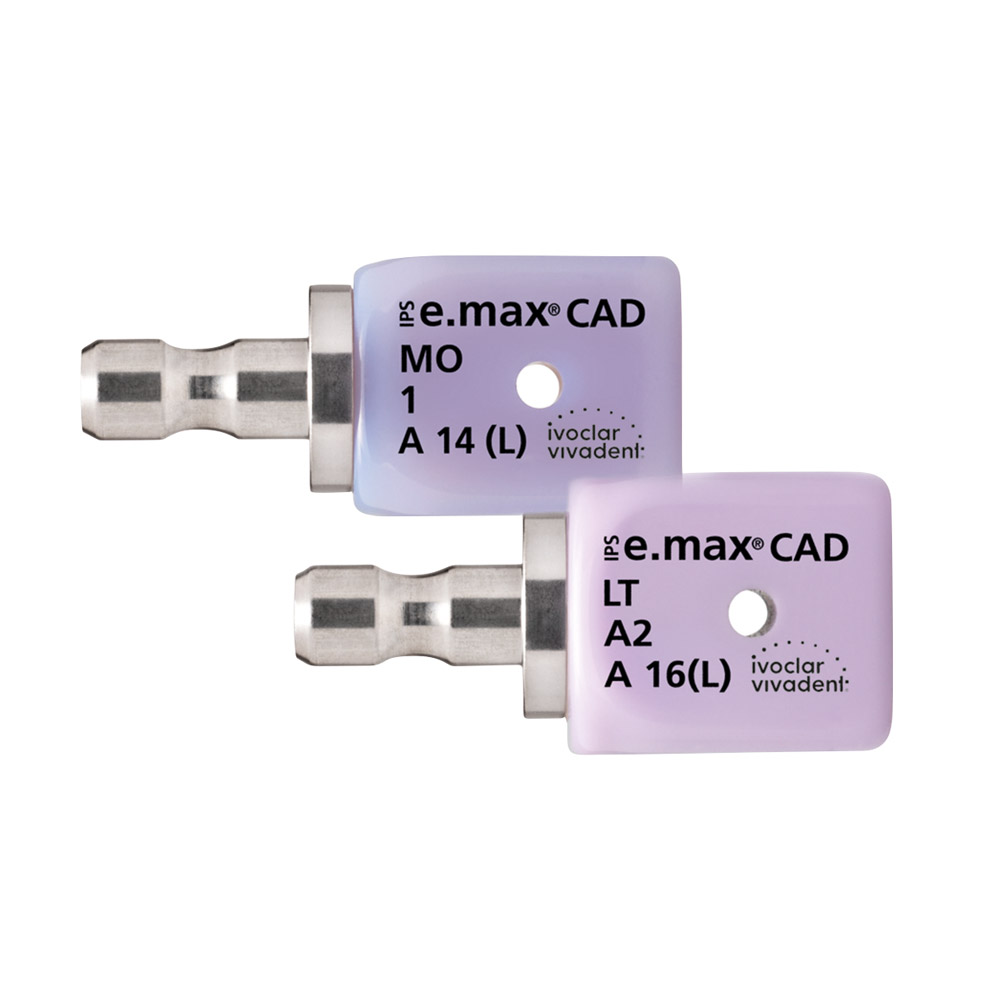 IPS e.max CAD Cerec/Inlab LT A3,5 A16L, 5 Stück