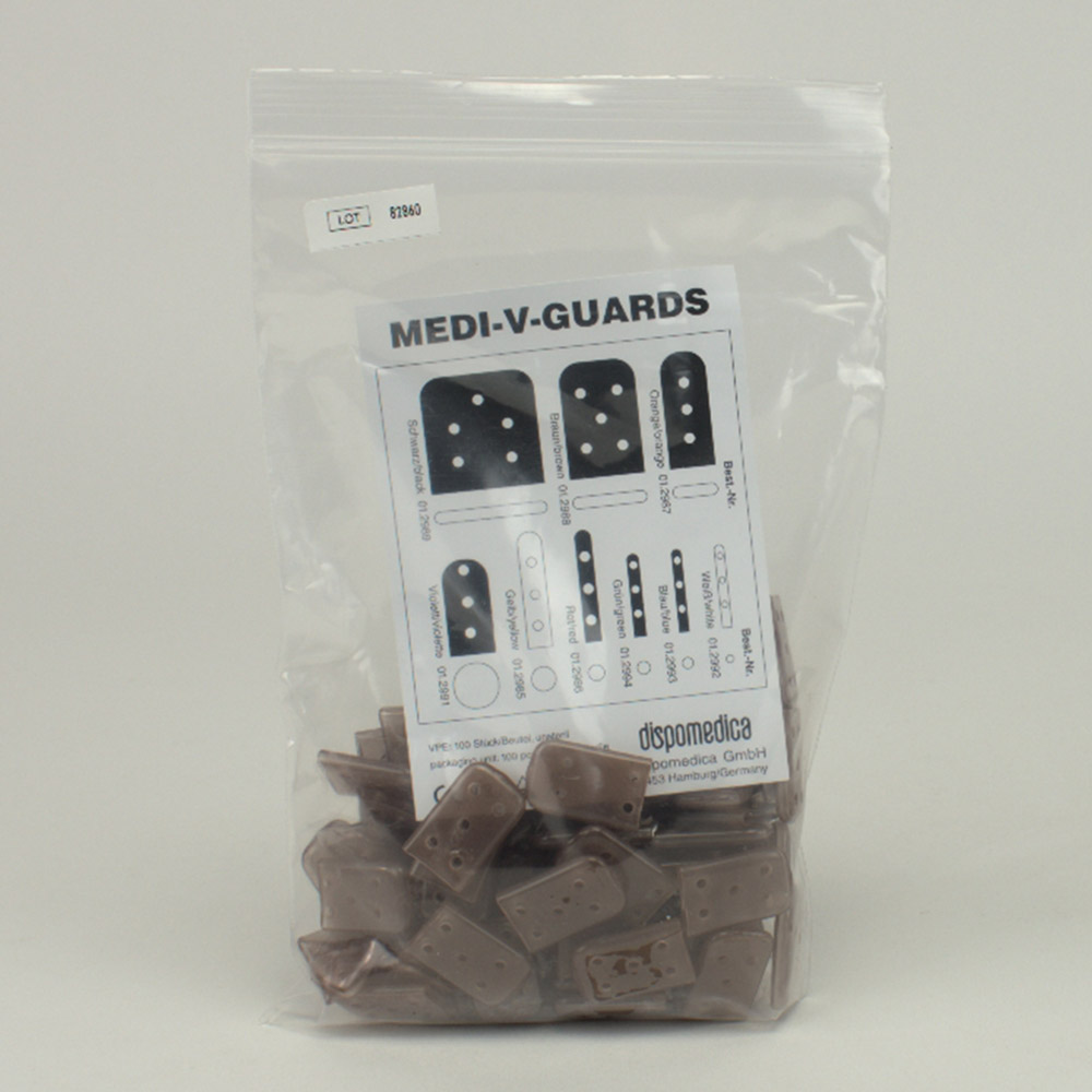 Medi-V-Guards braun 15,9 x 2,0 mm, 100 Stück