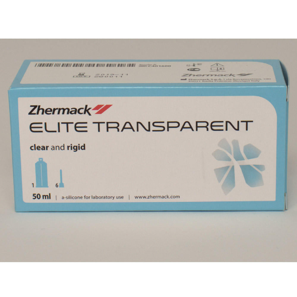 Elite Transparent, 50 ml Kartusche + 6 Mischkanülen