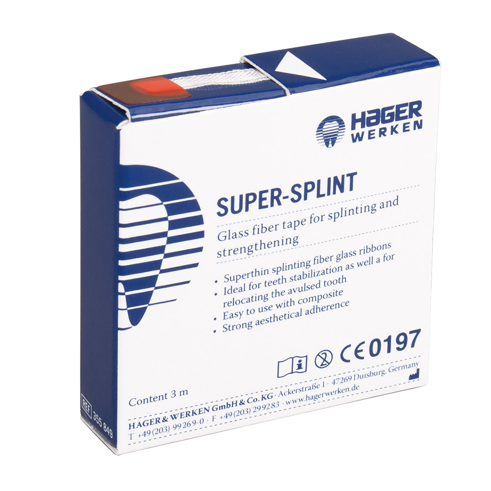 Super Splint Fiberglas, Packung