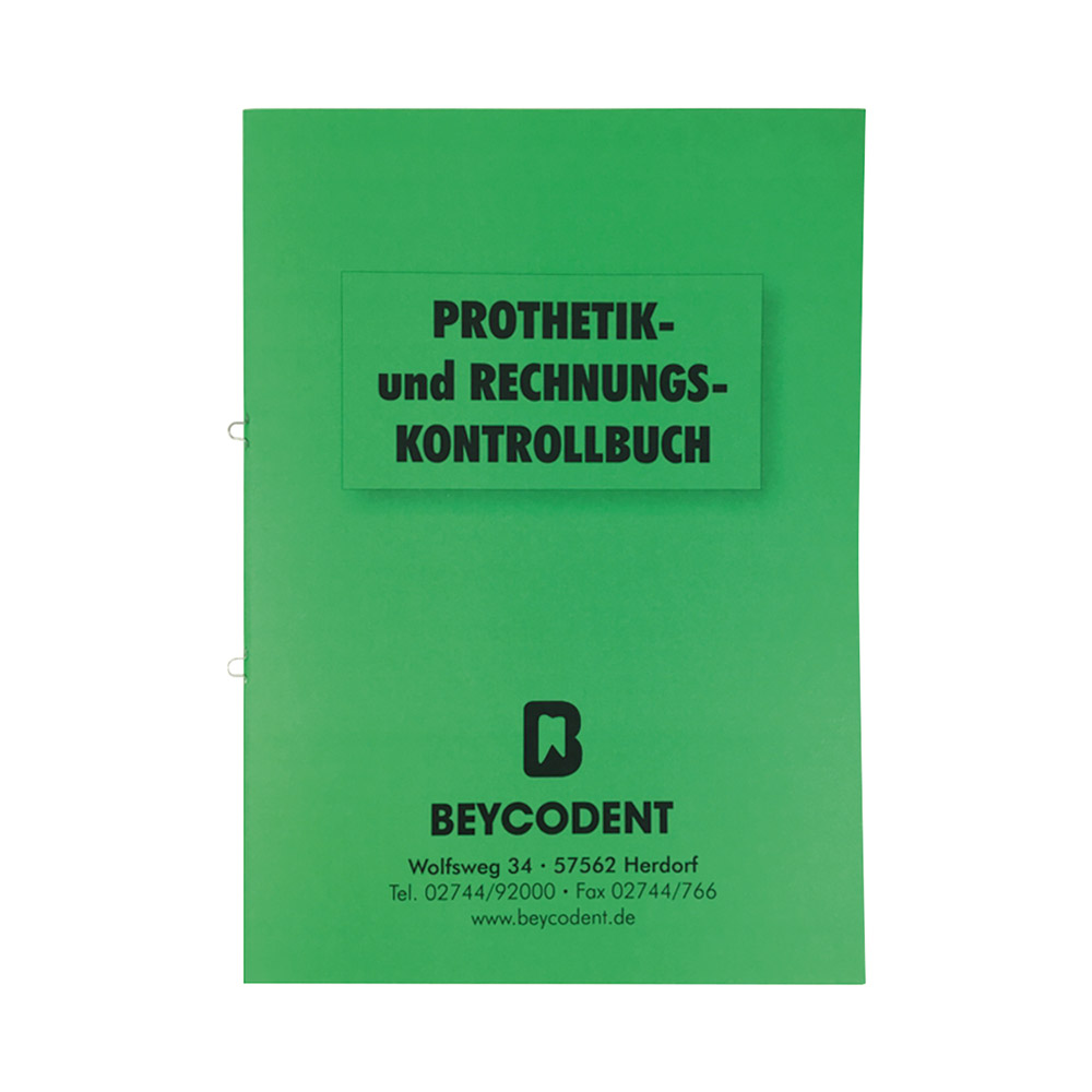 Kontrollbuch Prothetik + Rechnung 81202500, Stück