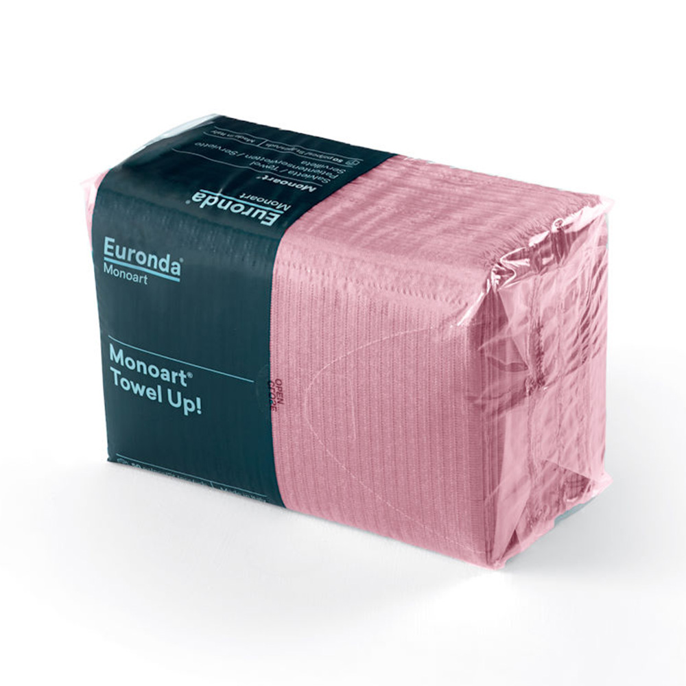 Monoart Patienten Servietten 33 x 45 cm rosa, 500 Stück