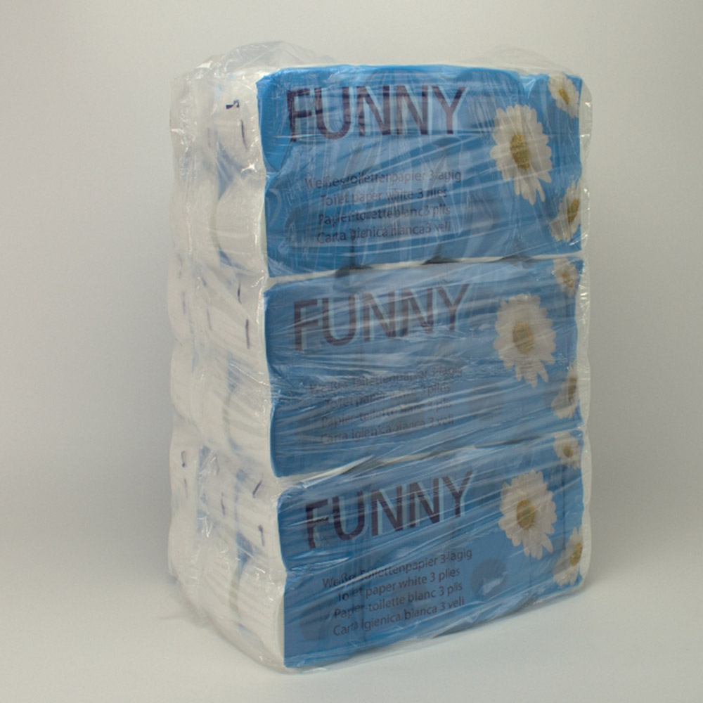 Toilettenpapier 3-lagig Hochweiss, 72 Rollen