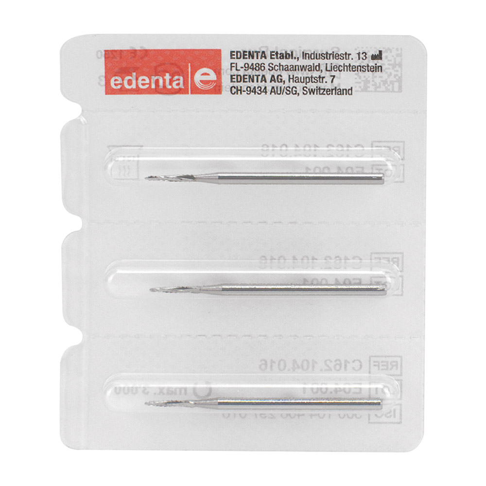 Chirurgische Fräse Hst C162 016, 3 Stück