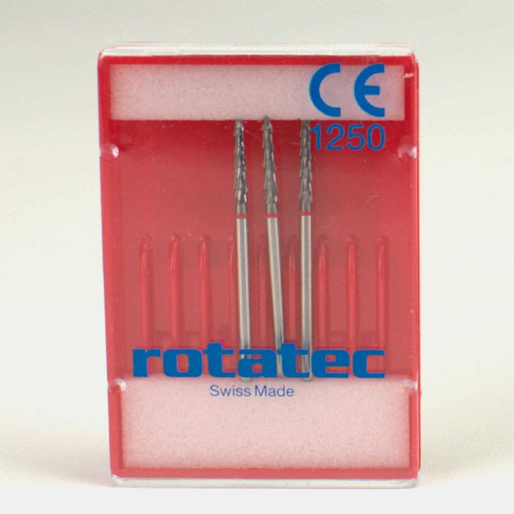 Chirurgische HM Fräse FGXL H 162 A 016, 3 Stück