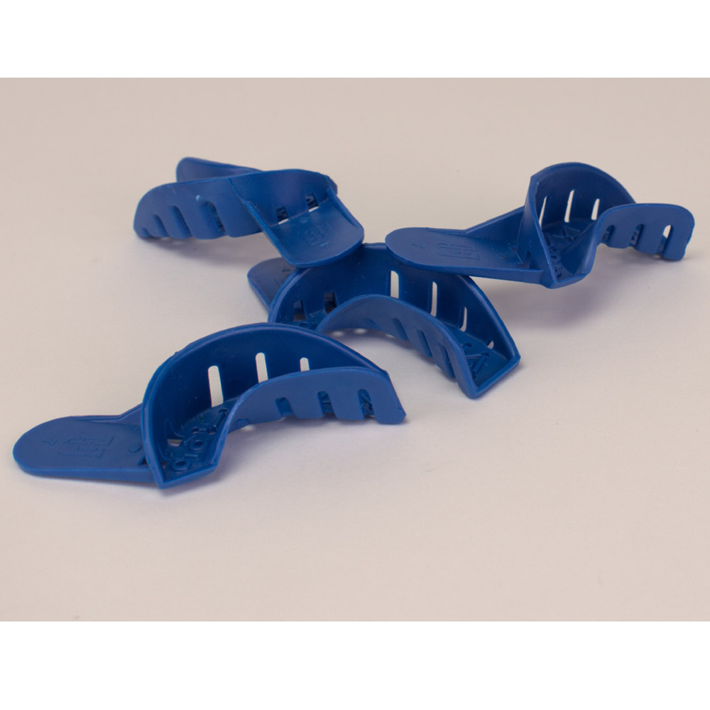 Tray Aways Abdrucklöffel  perforiert partiell #7s OK-R/UK-L, 12 Stück