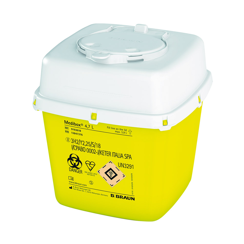 Medibox Kanülensammler, 4,7 Liter, Stück