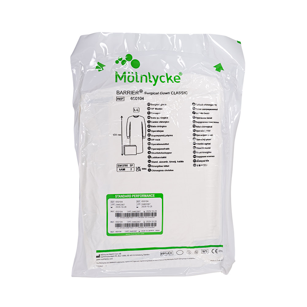 Barrier OP-Mantel Standard XL-L mit Handtuch, 18 Stück