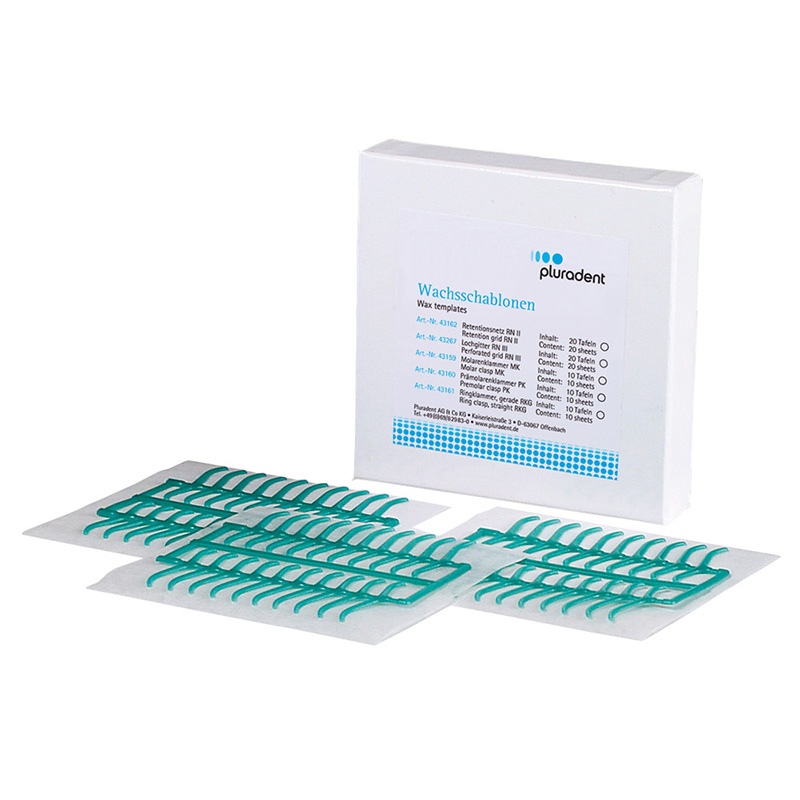 PLULINE Wachsprofile MK lindgrün, 10 Stück