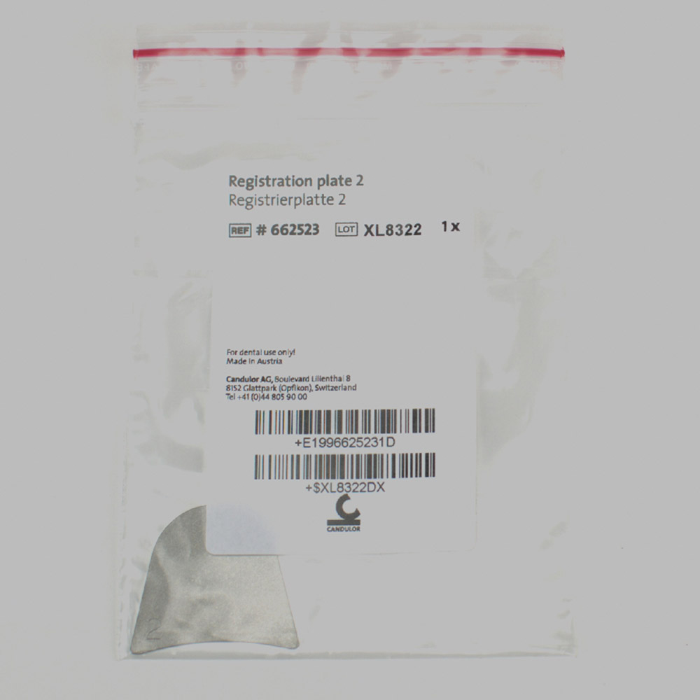 Registrierplatte 2 zu Set 15, Stück