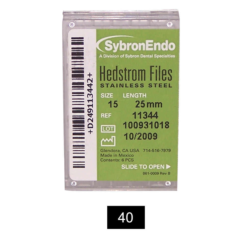 Hedströmfeilen 040 25 mm, 6 Stück
