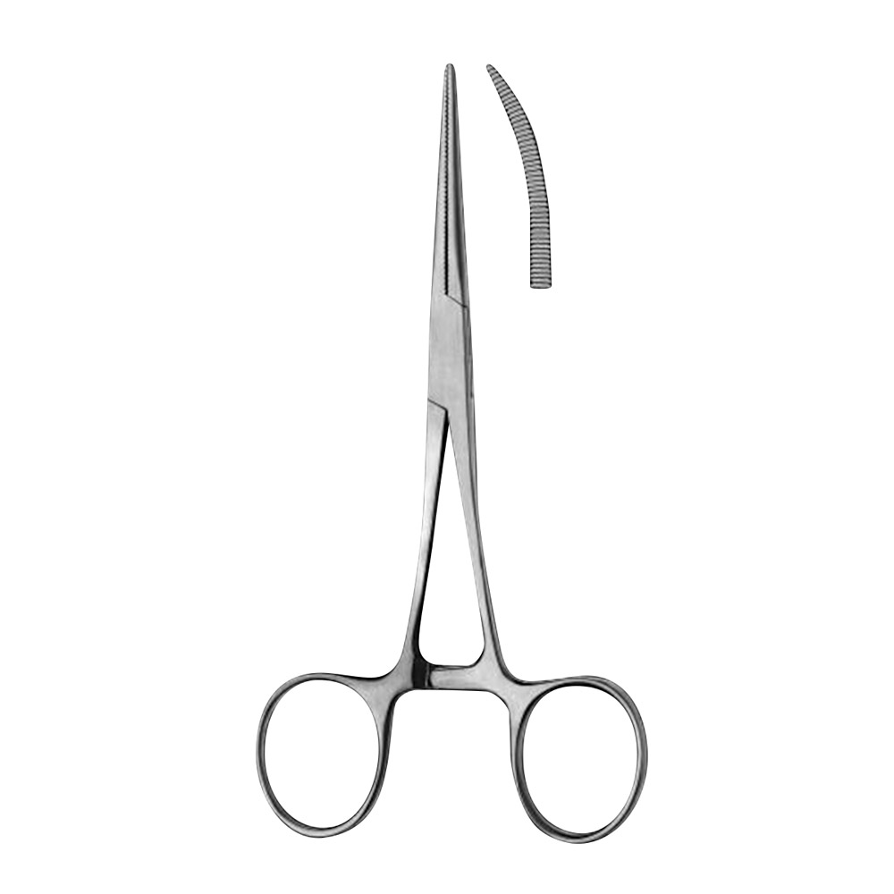 Arterienklemme Pean 1895A 14,0 cm gebogen, Stück