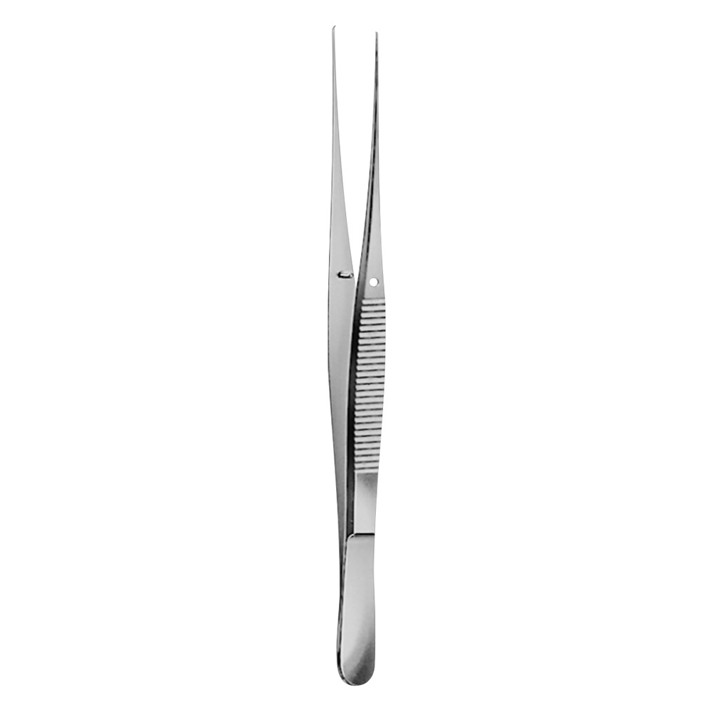 Pinzette chirurgisch 1x2 Zähne Semken 0,8/125 mm gerade fein, Stück