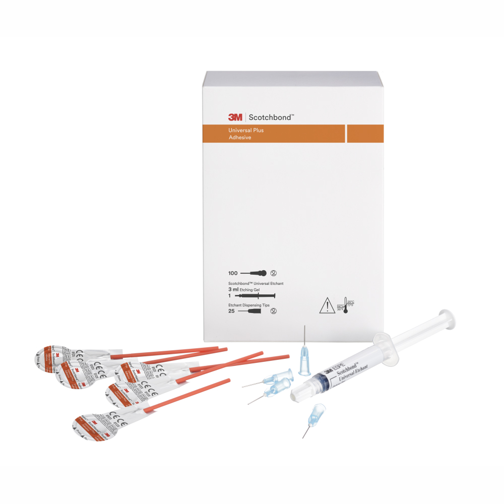 Scotchbond Universal Plus Adhäsiv, 100 L-Pop Kit + Zubehör