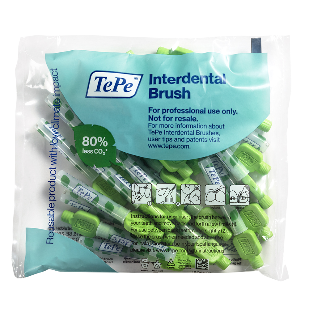 Interdentalbürsten 0,8mm grün, 25 Stück
