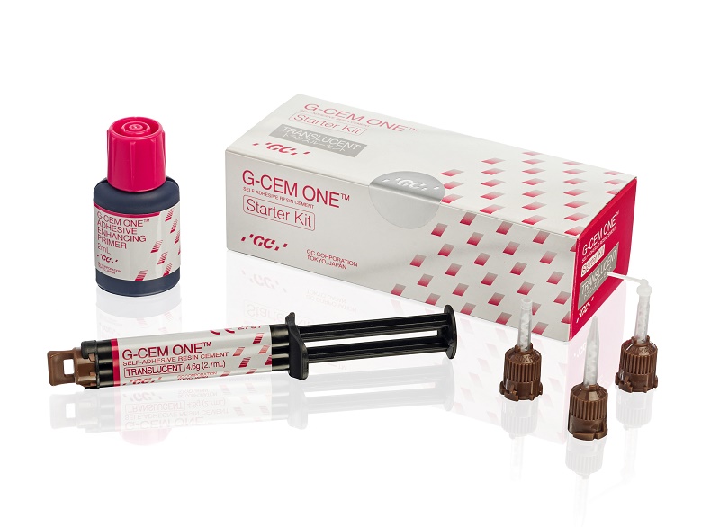 G-CEM ONE TR translucent Spritze, Starter Kit