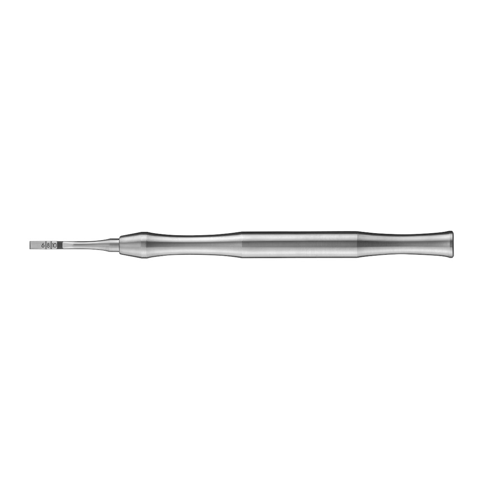Osteotom Knochenmeissel 3 mm geade, Stück