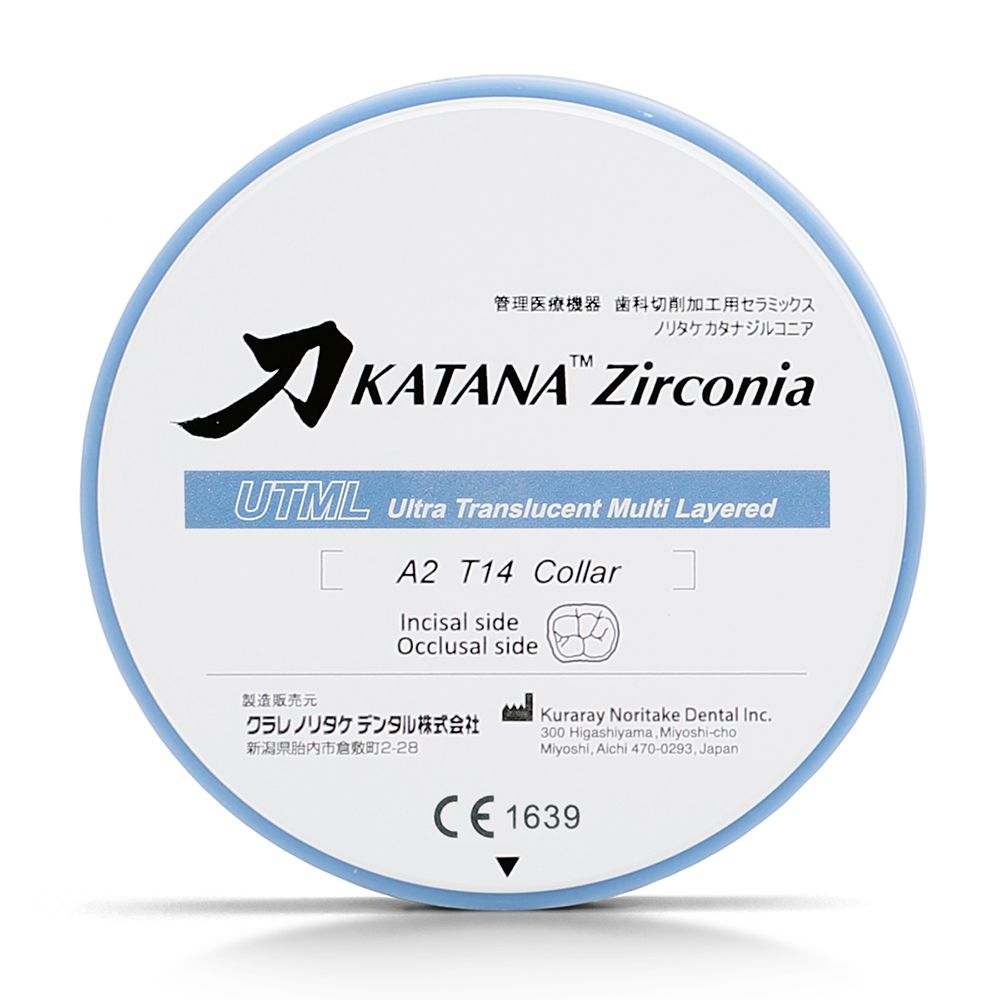 Katana ZR (Zirconia) Disc UTML 98,5 mm 14 mm A3,5, Stück