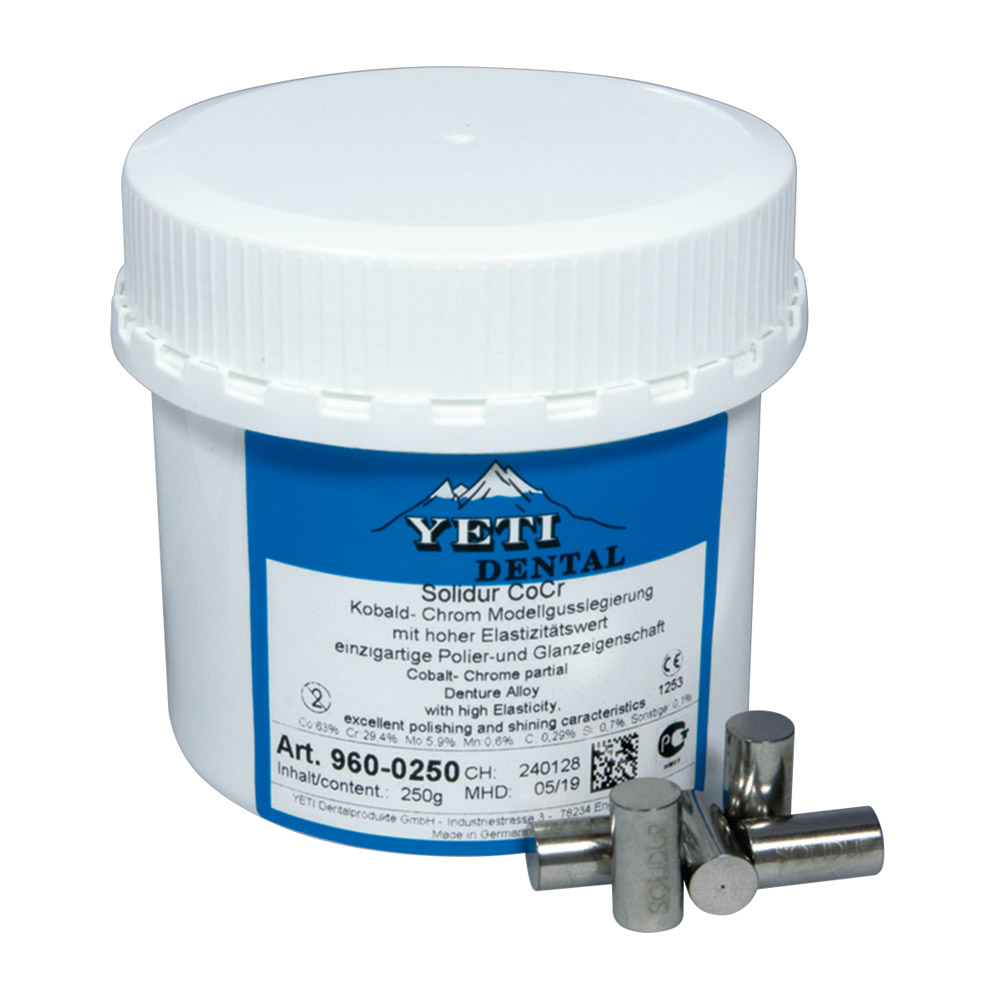 Solidur Co-Cr Modellgusslegierung, 1 kg