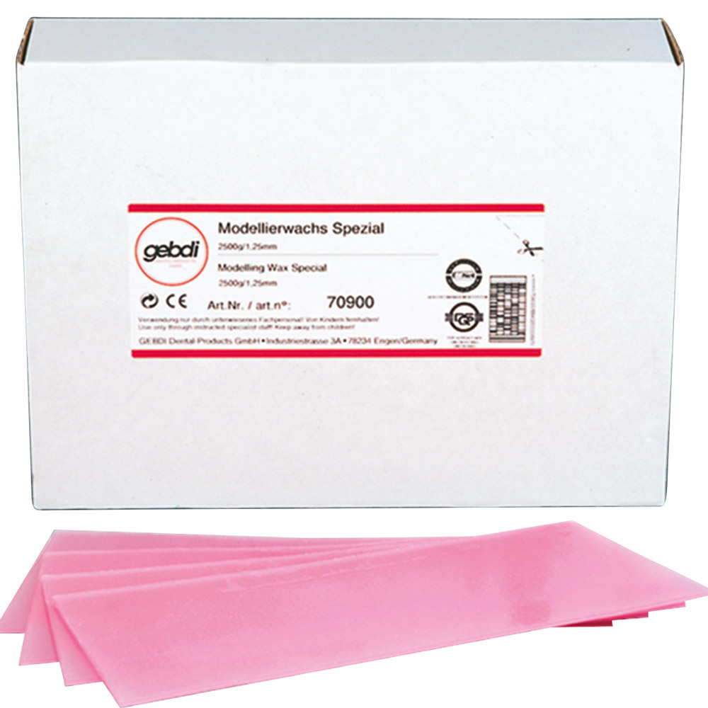 Modellierwachs Platten spezial Sommer 1,50 mm, 2,5 kg