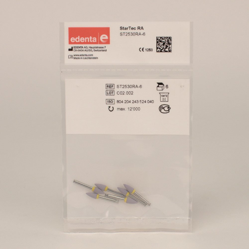 StarTec Polierer Spitze mittel lila, 6 Stück