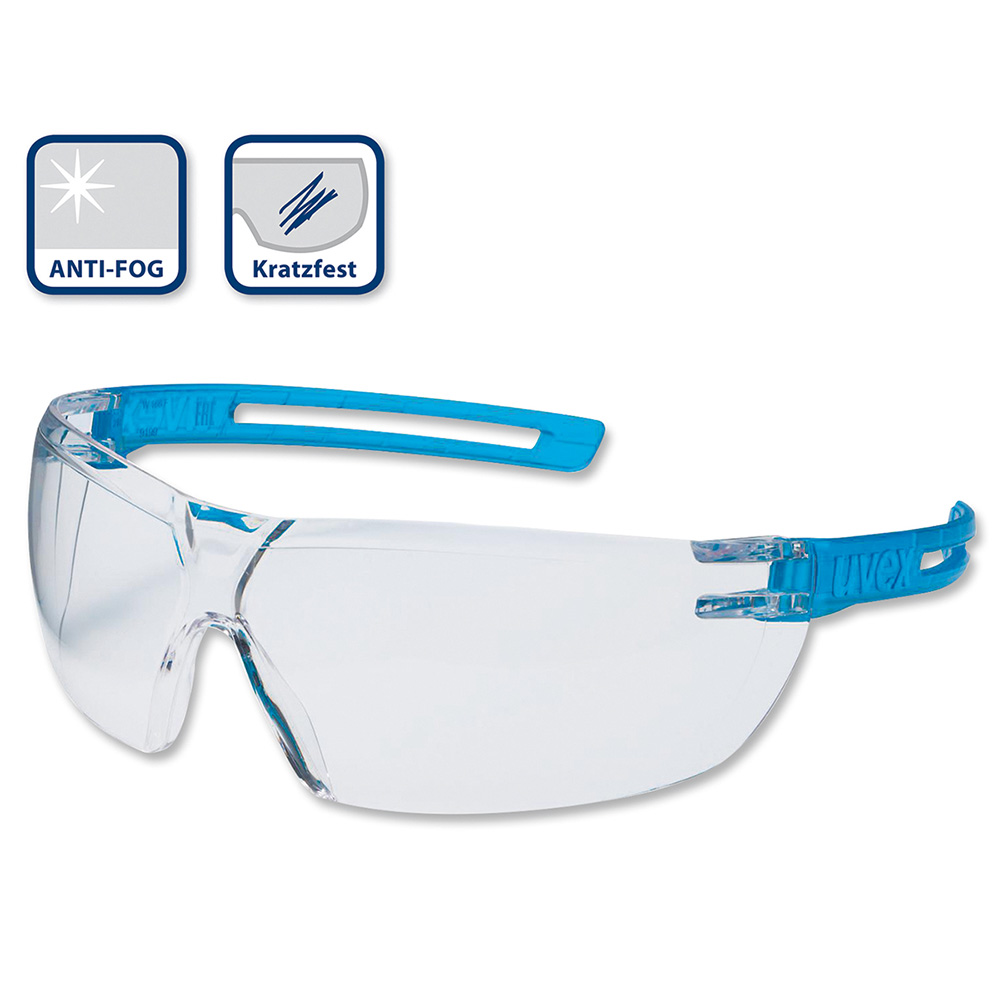 Schutzbrille iSpec Smart blau/transparent, Stück