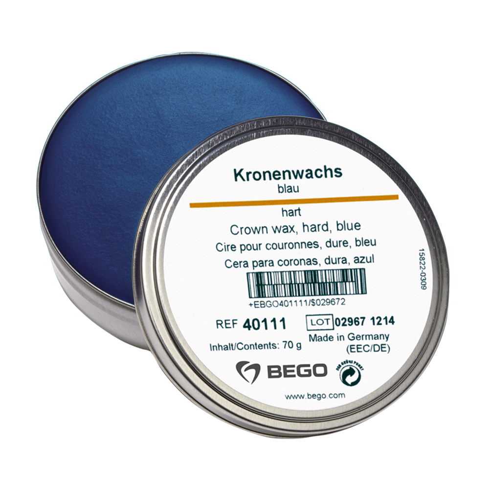 Kronenwachs blau, 70 g