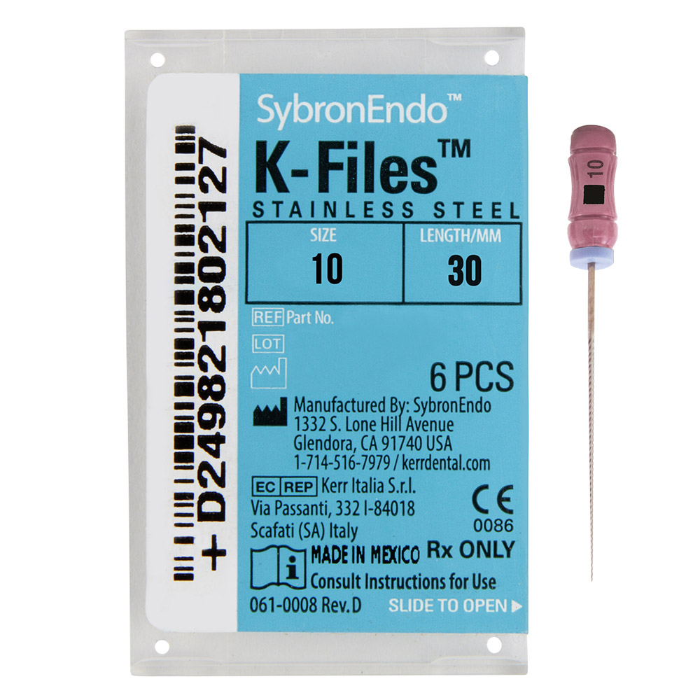 K-Feilen 010 30 mm, 6 Stück