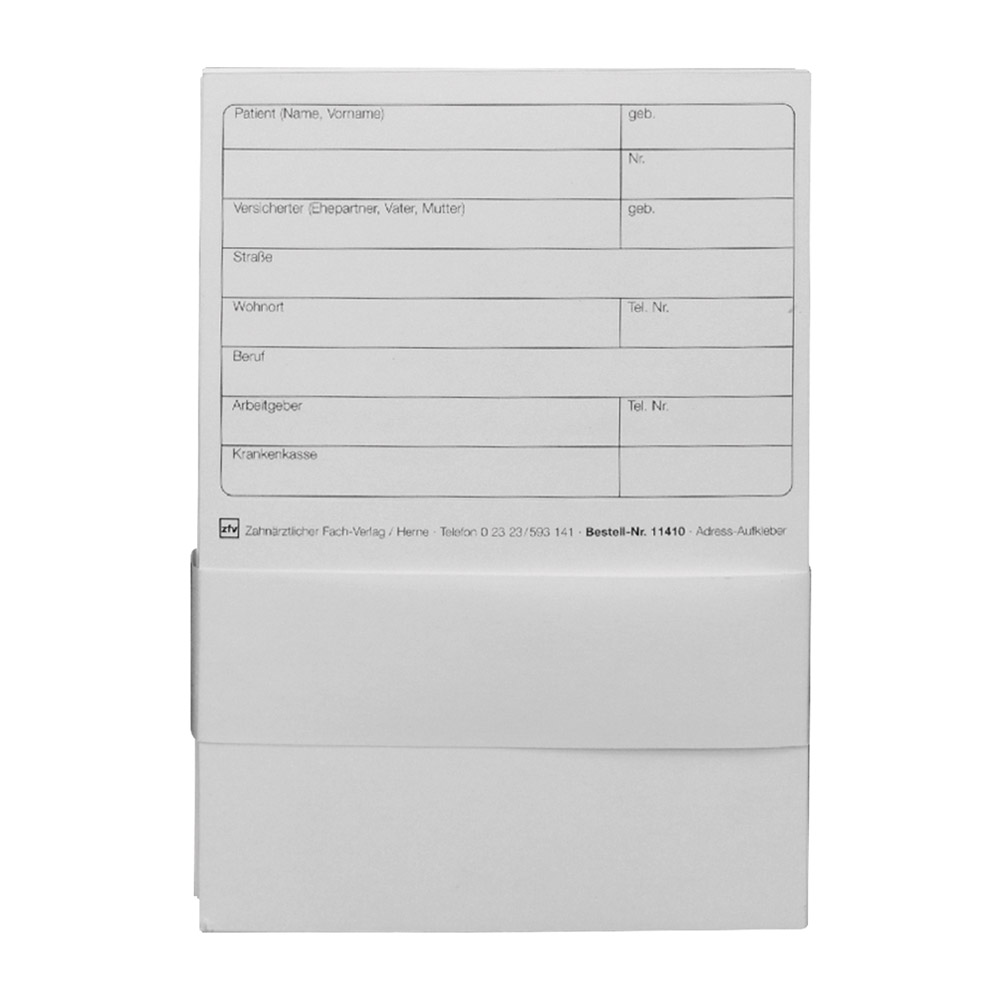 Adress Aufkleber weiß, 100 Stück