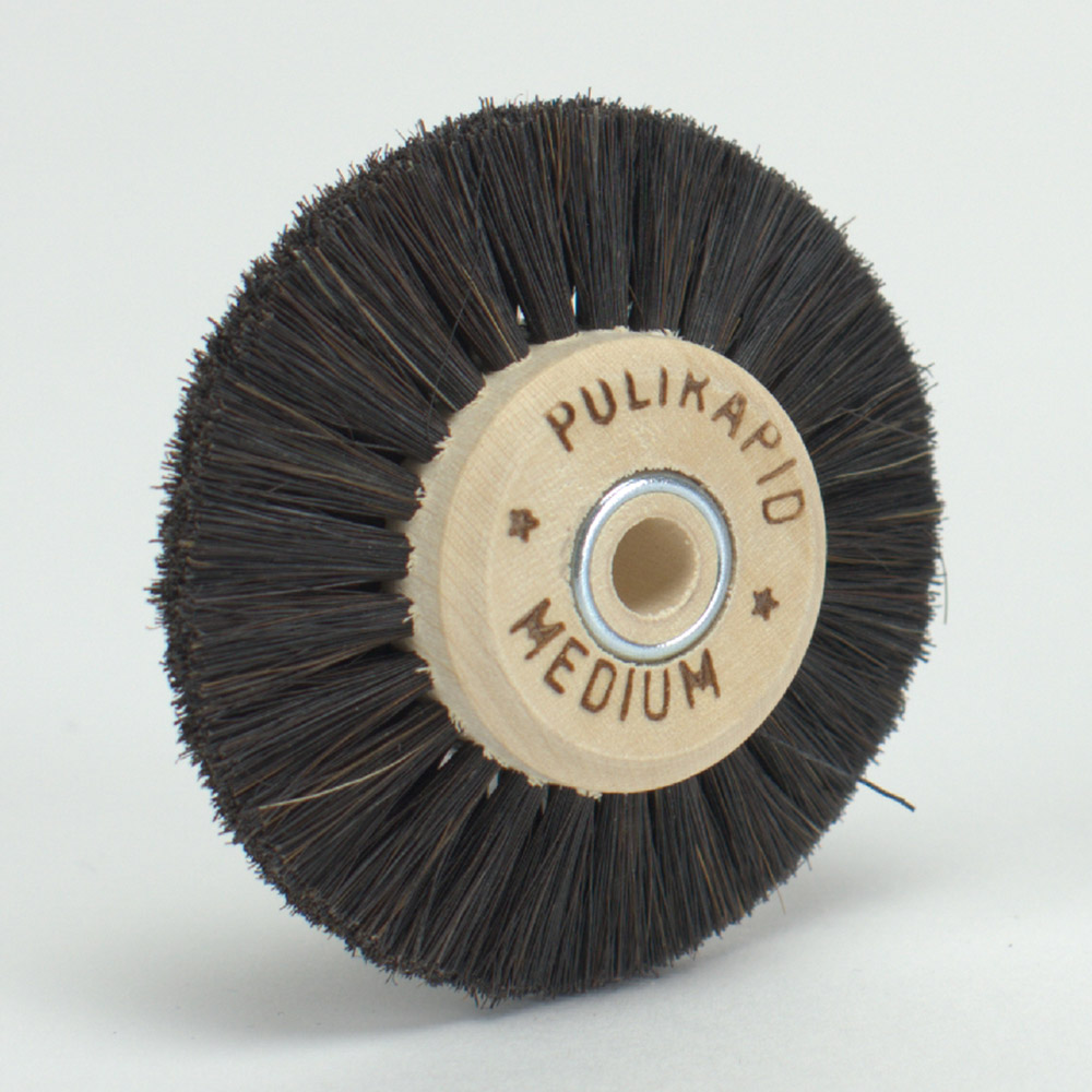 Polierbürste Roßhaar Holzkern spitz 3/Ø28/55 mm, Stück