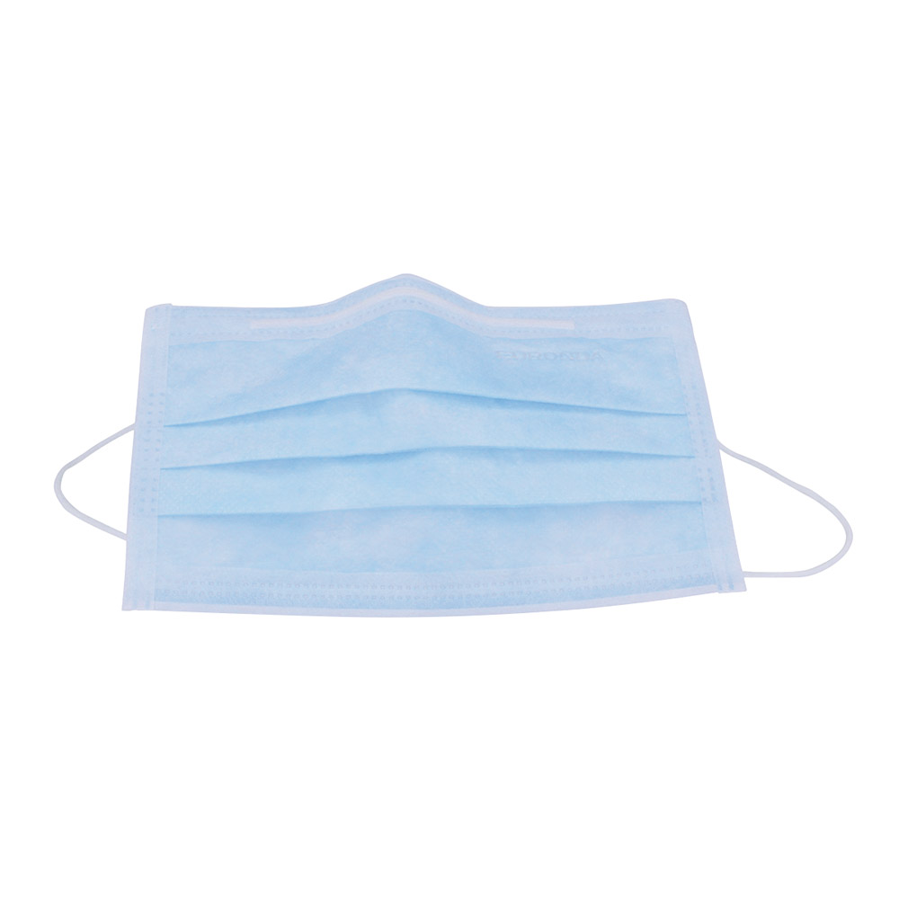 Mundschutz Monoart Pro 3 blau Gummizug, 50 Stück