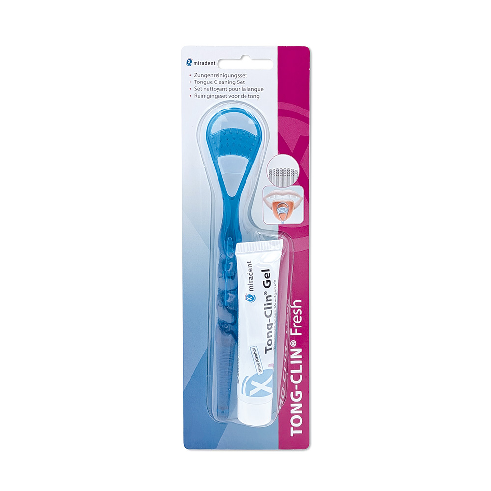 Tong-Clin Fresh Zungenreiniger + Gel, Packung