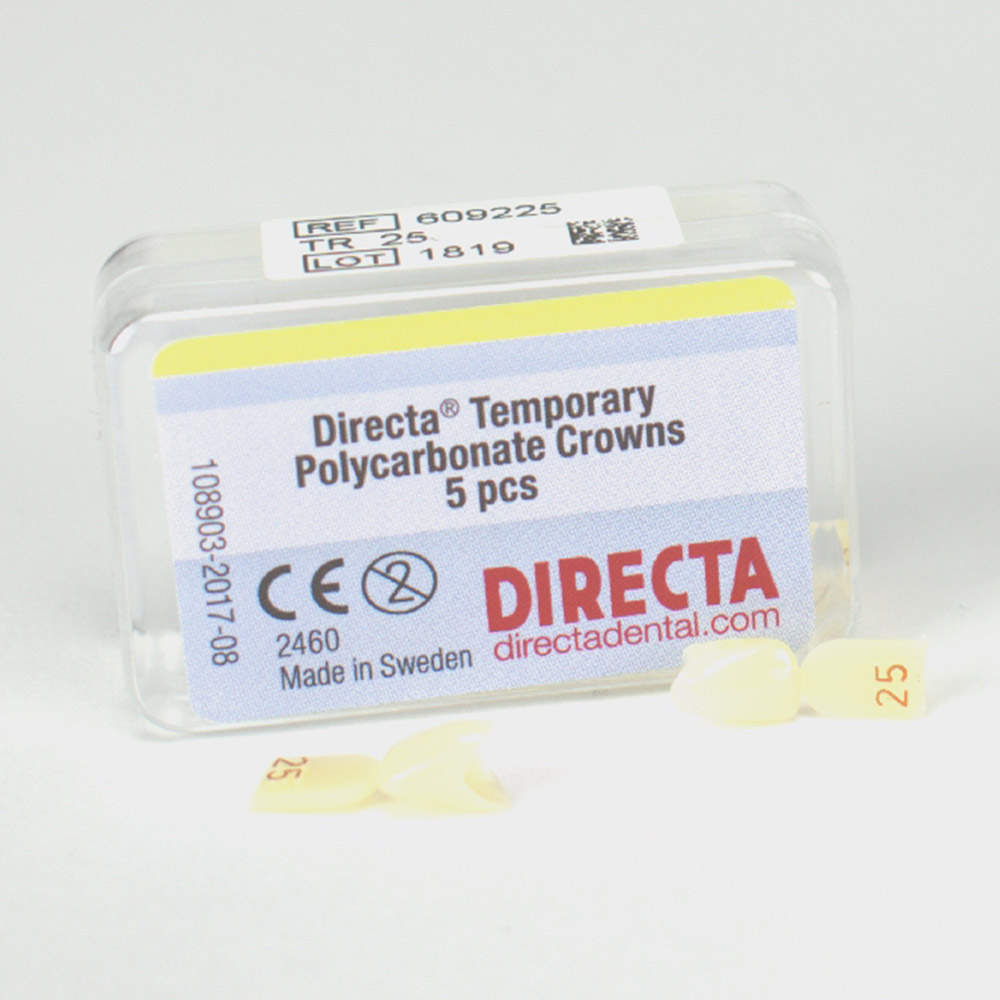 Directa-Kronen transluzent Nr. 25, 5 Stück