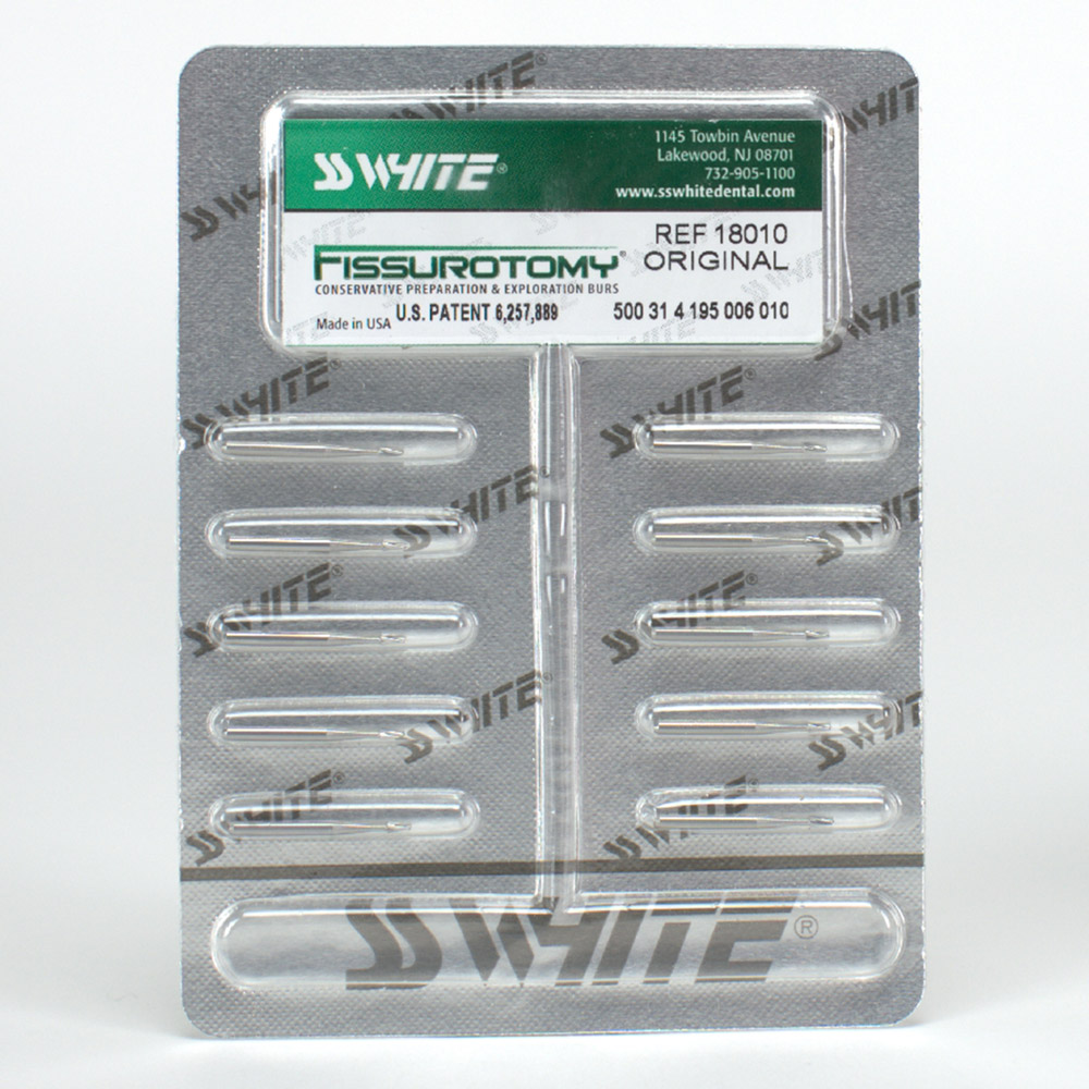 Fissurotomy Bohrer FG 195 011, 10 Stück