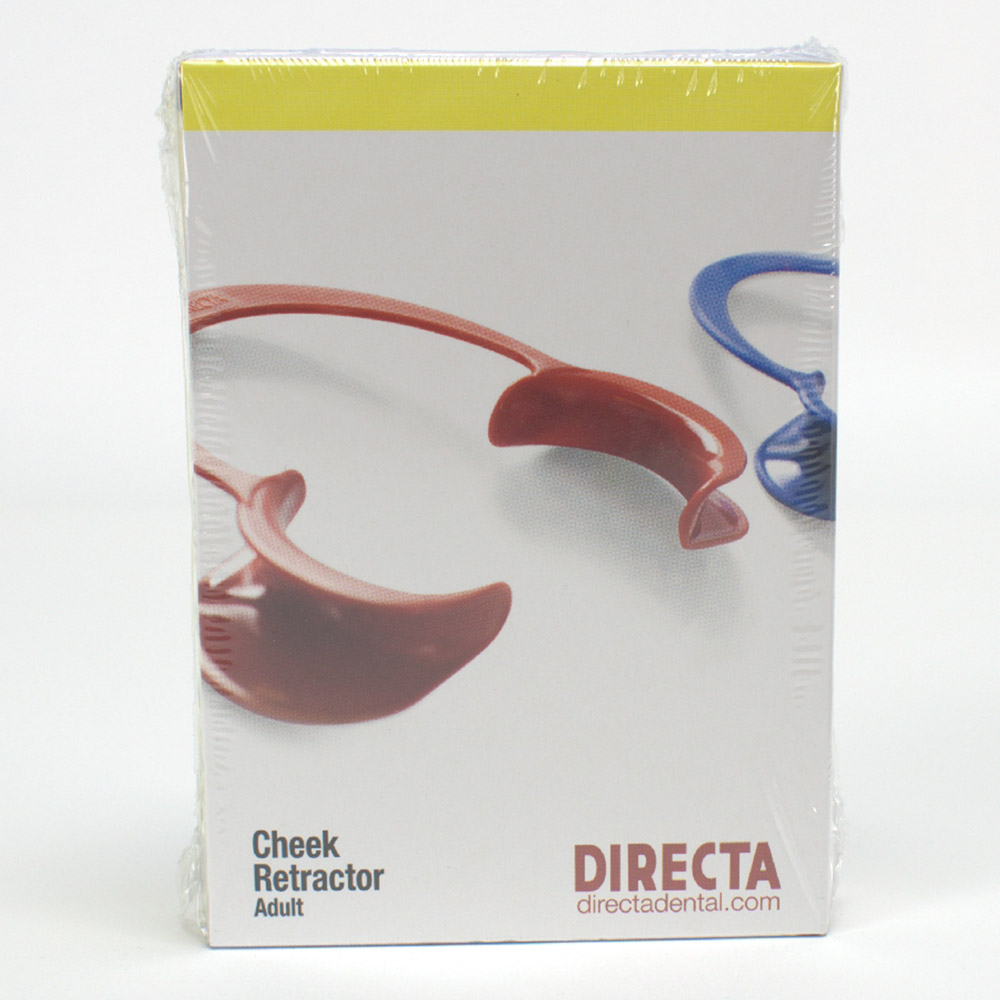 Directa Cheek Retractor Erwachsene blau, 2 Stück