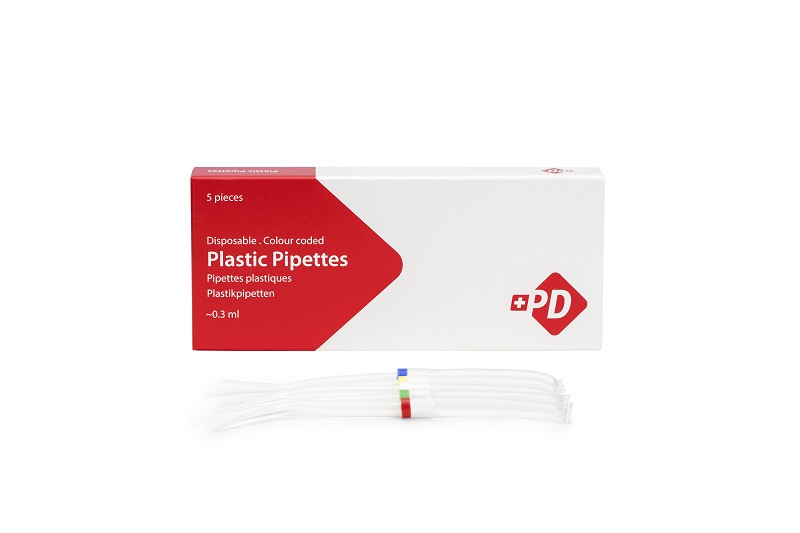 Einmal-Pipetten Plastik Endo, 5 Stück