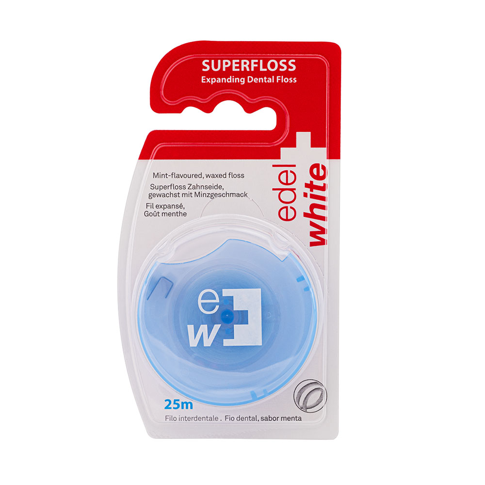 Zahnseide Floss mint Ew-Ef25, 25 m Rolle