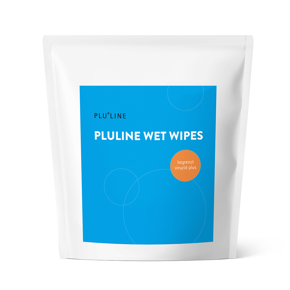 PLULINE Wet Wipes lemon, 100 Blatt