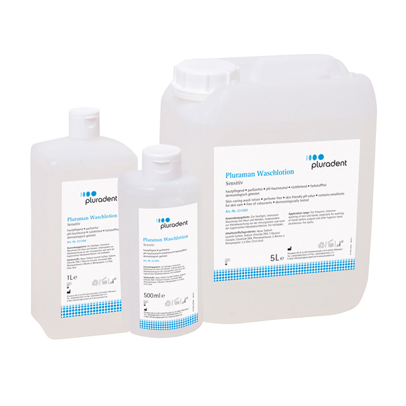 PLULINE Waschlotion sensitiv, 1 L Flasche