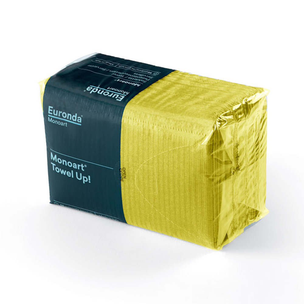Monoart Patienten Servietten 33 x 45 cm gelb, 500 Stück