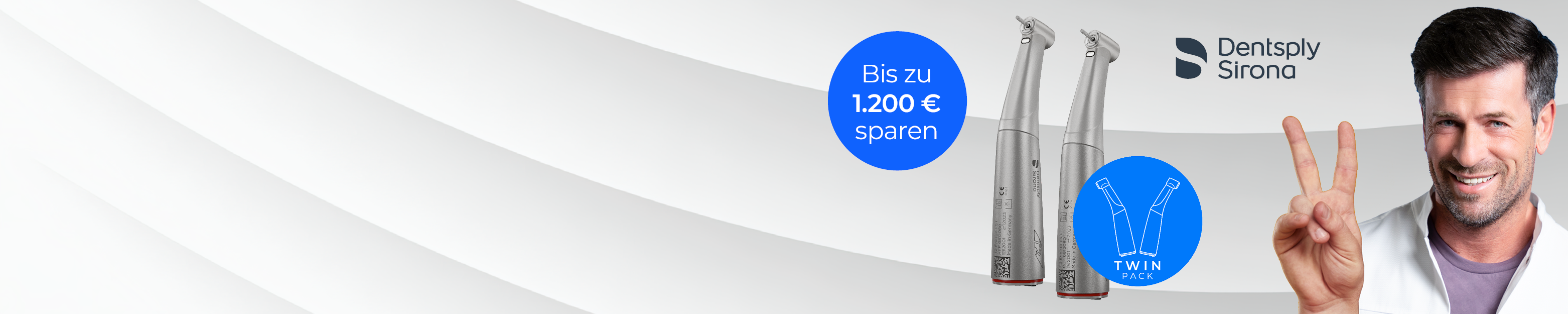 Jetzt doppelt profitieren mit den Twin-Packs von Dentsply Sirona!