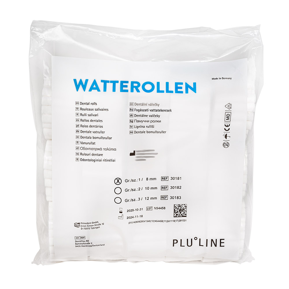 PLULINE Watterollen Größe 1, 300 g