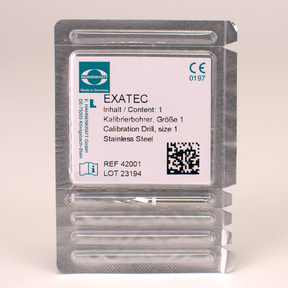 Exatec Kalibrierbohrer weiß, Stück