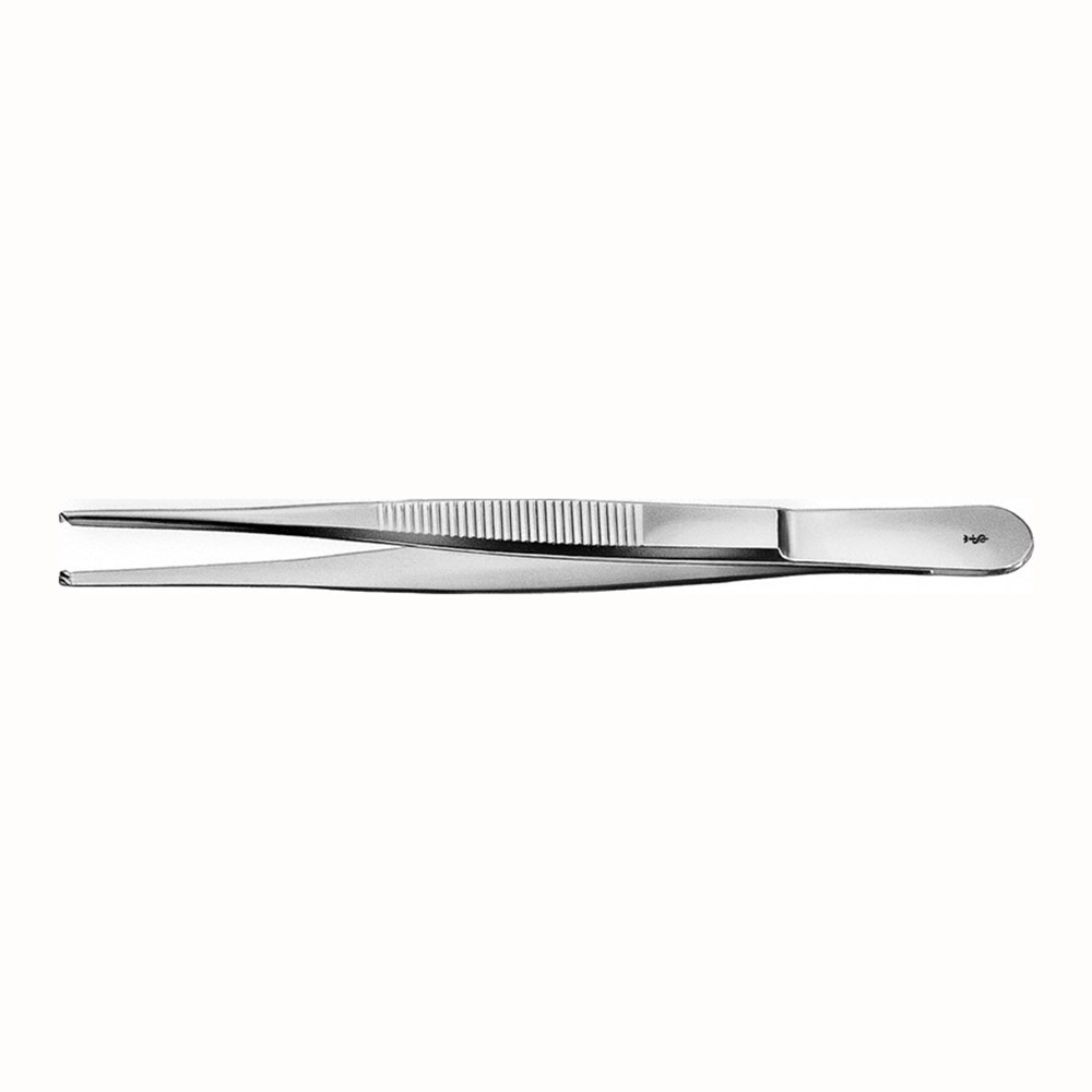Pinzette chirurgisch 1x2 Zähne 2,5/145 mm gerade standard, Stück