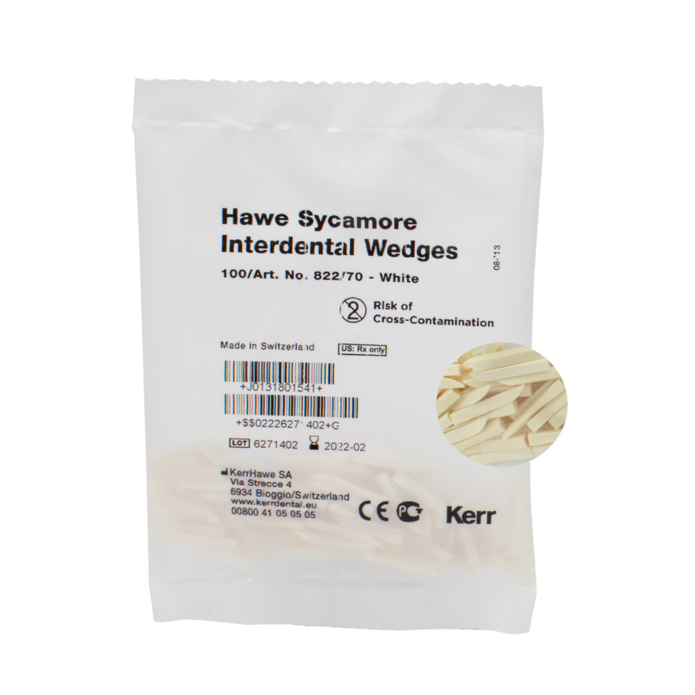 Hawe Interdentalkeile Gr. 70 weiß 822, 100 Stück