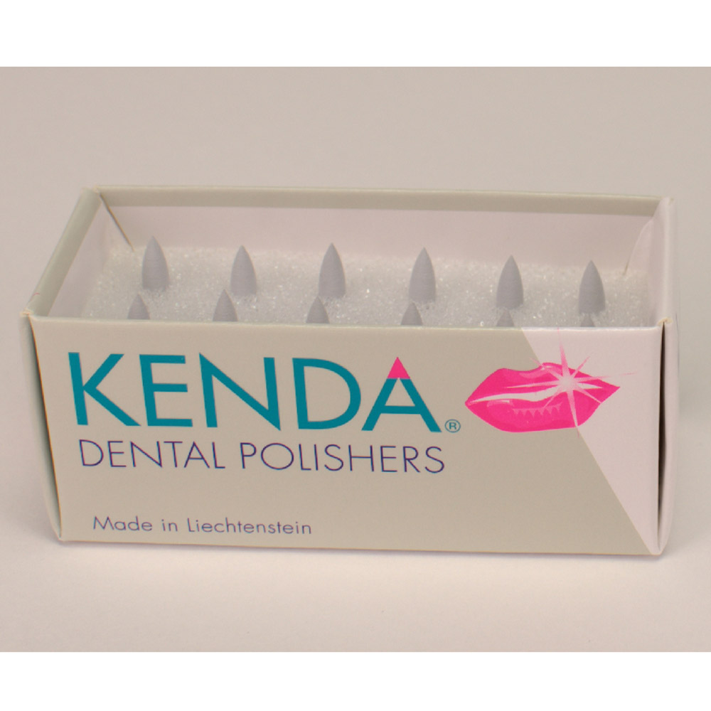 Kenda Hybrid Komposit Vorpolierer Wst hellgrau kleine Spitze, 12 Stück
